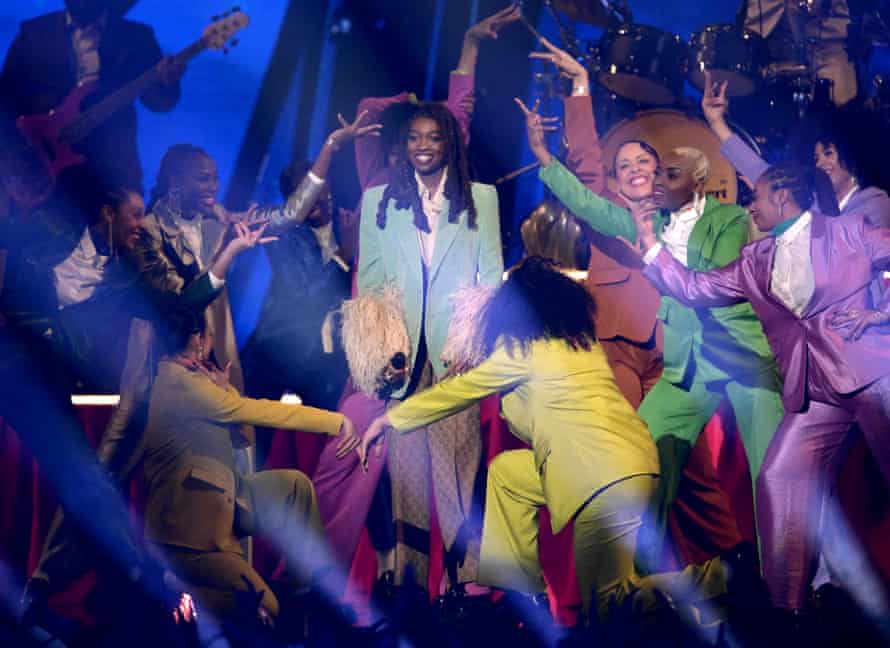 Brit awards 2022: every performance reviewed, from Adele to Dave and Little Simz | Brit awards 3 Little Simz might be extrovert…