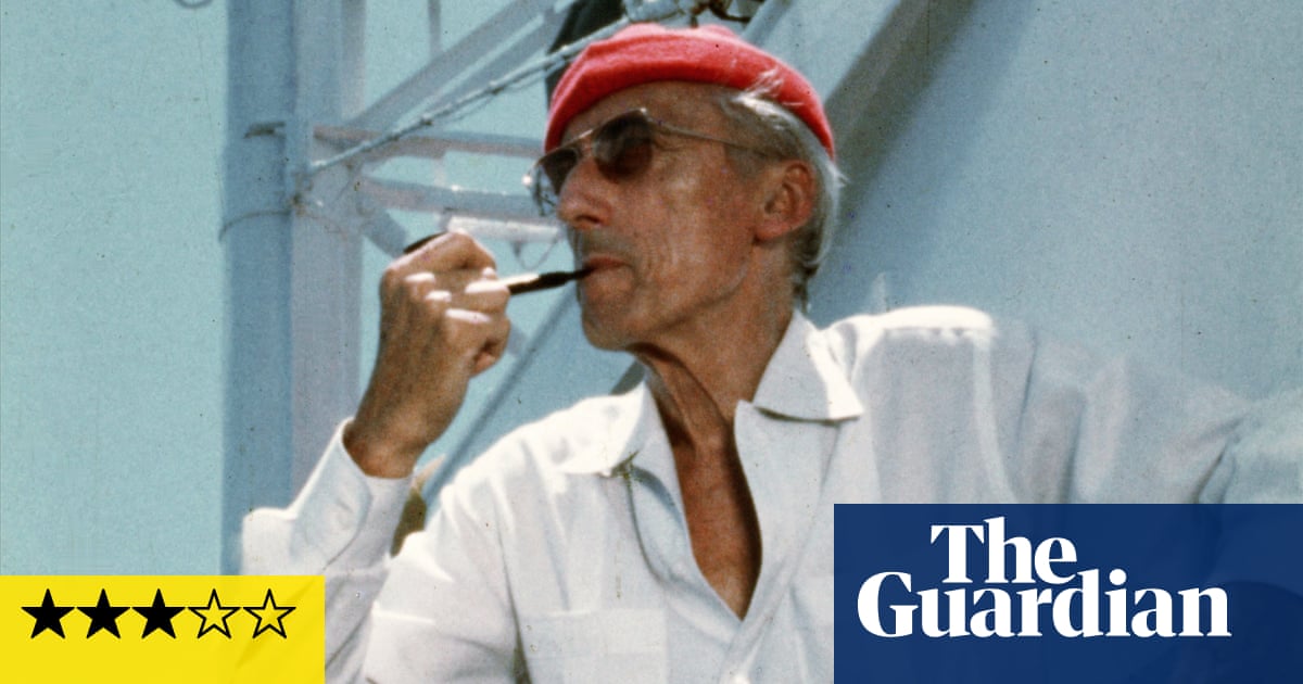 Becoming Cousteau review – getting in deep with the beanie-wearing ocean explorer