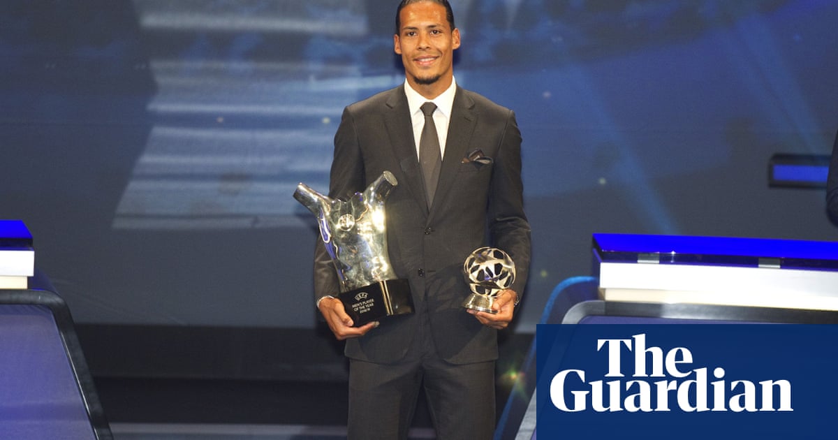 Van Dijk very proud to win Uefa Player of the year Award – video
