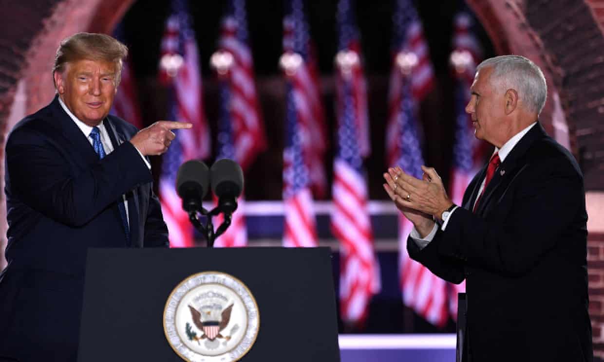 <div class=__reading__mode__extracted__imagecaption>Donald Trump pressured Mike Pence in 2020 to accept a scheme to reject certified electors in an attempt to give Trump a presidential win. Photograph: Saul Loeb/AFP/Getty Images<br>Donald Trump pressured Mike Pence in 2020 to accept a scheme to reject certified electors in an attempt to give Trump a presidential win. Photograph: Saul Loeb/AFP/Getty Images</div>