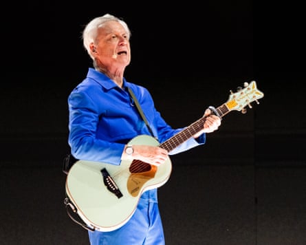 David Byrne onstage in Seattle this week.
