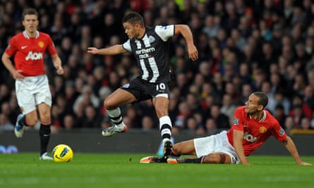 Hatem Ben Arfa in action for Newcastle.
