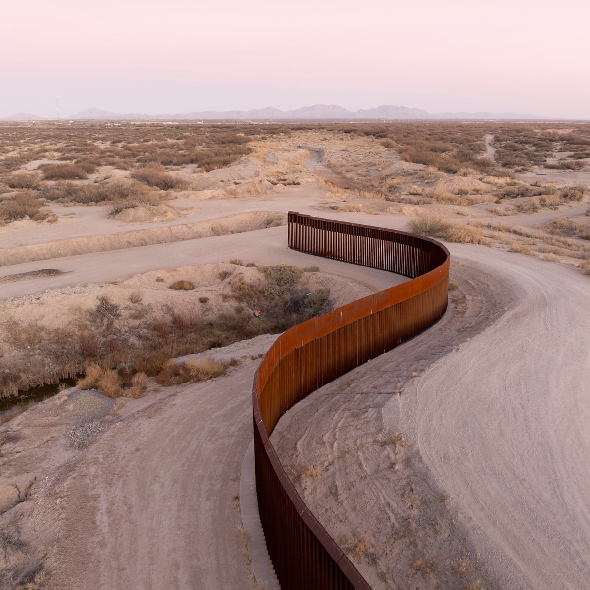 View from the border: the wall dividing the US and Mexico – in pictures | US news | The Guardian