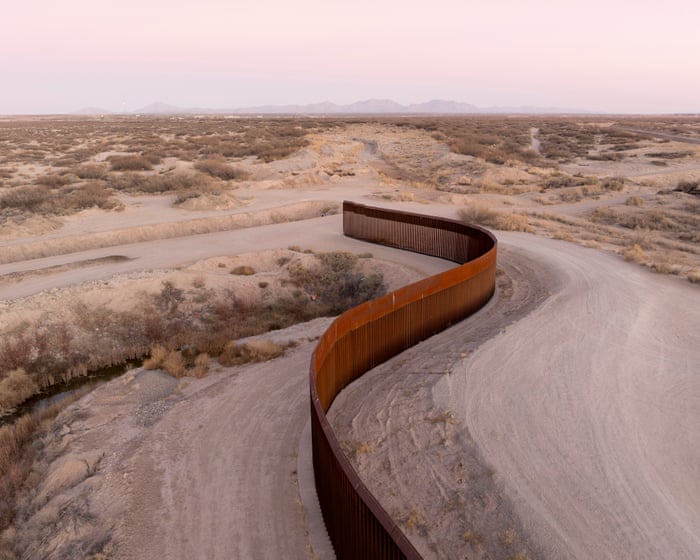 View from the border: the wall dividing the US and Mexico – in pictures