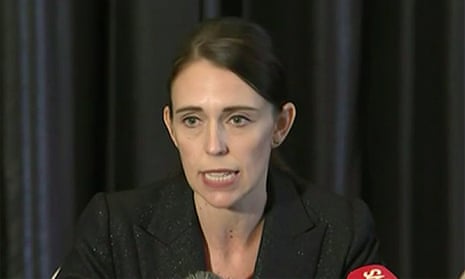 Prime minister of New Zealand Jacinda Ardern, talking to the media about the Christchurch shooting.