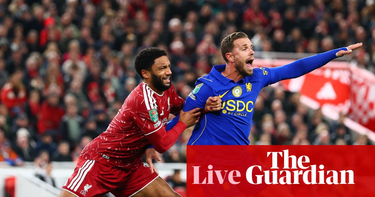 Liverpool v Chelsea: Carabao Cup fourth round – live
