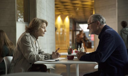 ‘I wanted the novel to be at the same time meditative and a psychological drama’ ... Charlotte Rampling and Jim Broadbent in The Sense of an Ending.