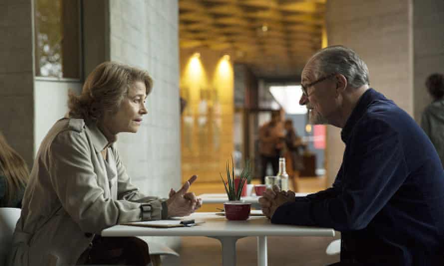 Charlotte Rampling and Jim Broadbent in the 2016 film of The Sense of an Ending.