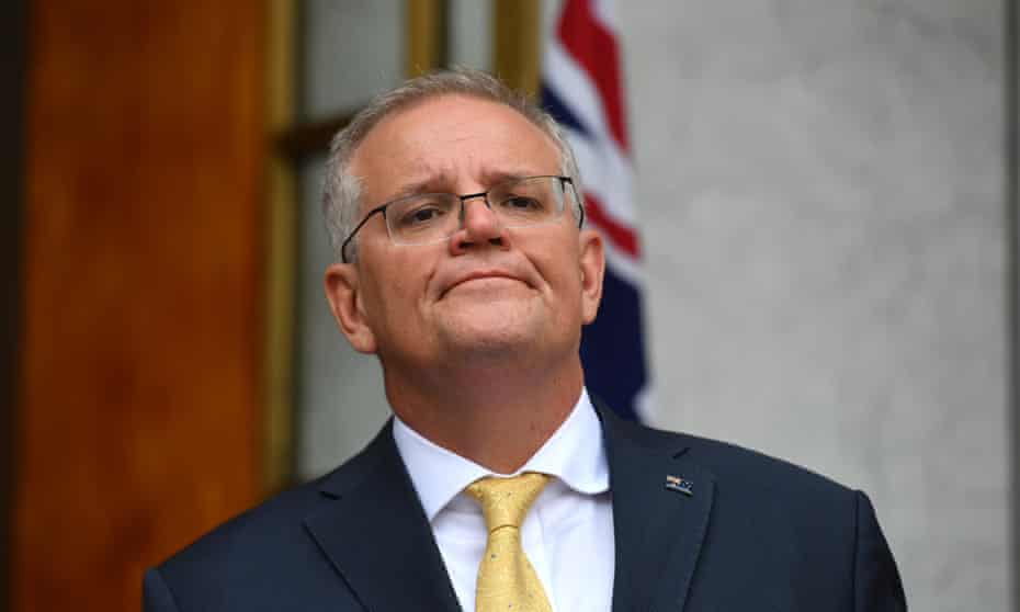 Australian prime minister Scott Morrison