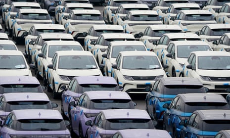 Chinese made BYD passenger battery electric vehicles and plug-in hybrid electric vehicles