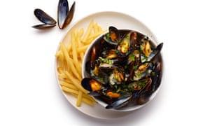 Perfect ... Felicity Cloake’s moules frites.