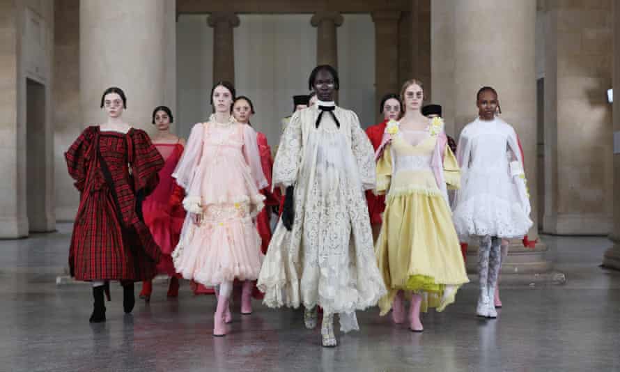 Bora Aksu digital presentation at London fashion week on Friday