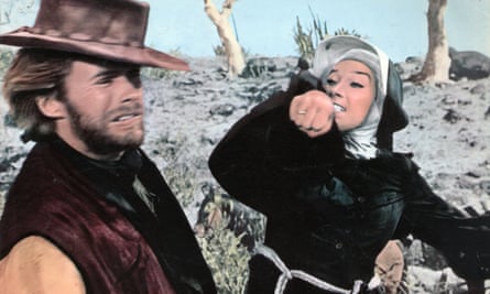 Shirley MacLaine and Clint Eastwood in Two Mules for Sister Sara