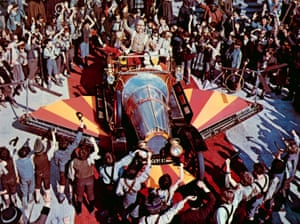 Dick Van Dyke, Heather Ripley, Lionel Jeffries, Sally Ann Howes, Adrian Hall and the cast ‘Chitty Chitty Bang Bang’ Film, 1968