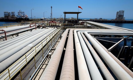 A Saudi Aramco oil refinery