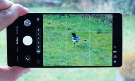 The camera app on the Samsung Galaxy S25 Ultra.