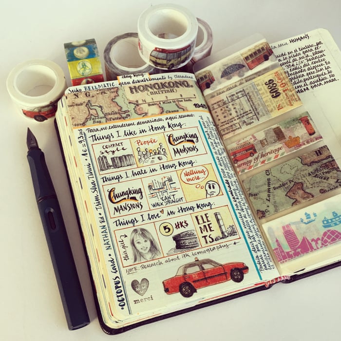 The Art Of The Travel Diary In Pictures Art And Design The Guardian