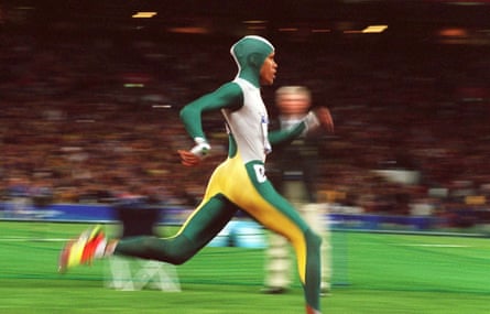 Cathy Freeman running