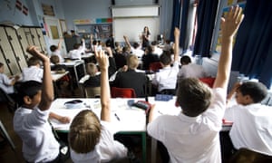 Schoolchildren in class