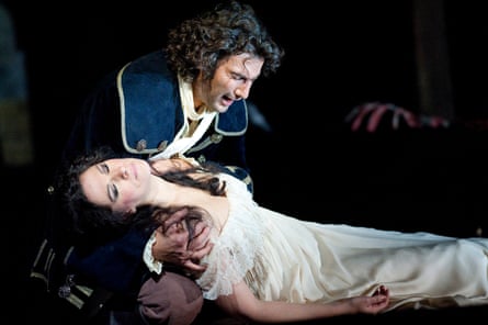 with Jonas Kaufmann in Adriana Lecouvreur at the Royal Opera House, 2010.