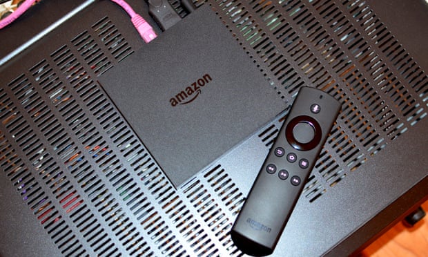 Amazon Fire TV box and remote