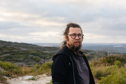 Artist Kari Kola in the Western Australian landscape