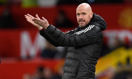 L'entraîneur de Manchester United, Erik ten Hag.
