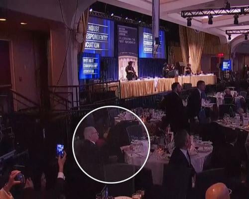 Cool as a cucumber: man calmly ate salad as press dinner shooting unfolded | White House correspondents' dinner shooting | The Guardian
