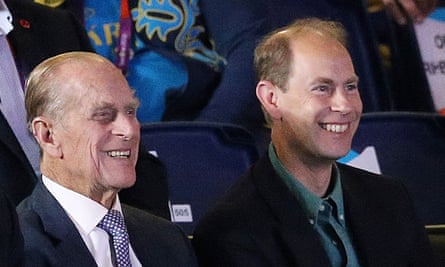 Prince Edward with his father