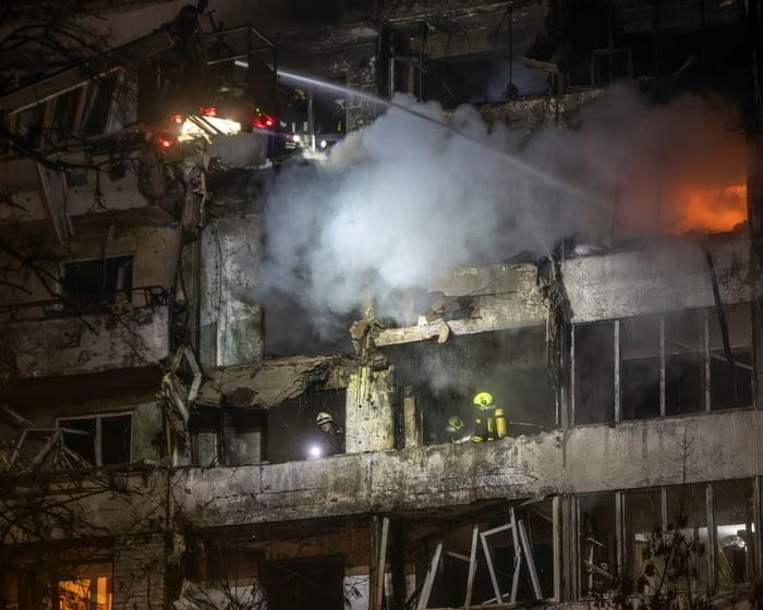 Seven killed in Kyiv as Russia hits Ukraine’s energy sector with missiles and drones