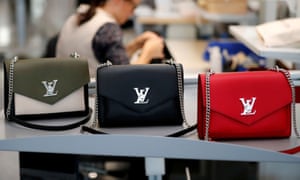 Louis Vuitton handbags at a garment factory in Beaulieu-sur-Layon, near Angers, France, September 5, 2019.