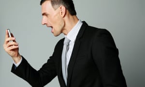 Angry man