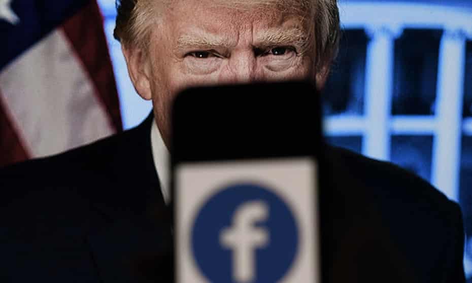 ‘The decision to ban Trump and his pages in January was a significant reversal of company policy. For years Facebook had treated Trump gingerly, scared of blowback’.