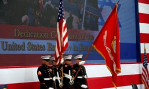 US marines take part in the dedication ceremony.