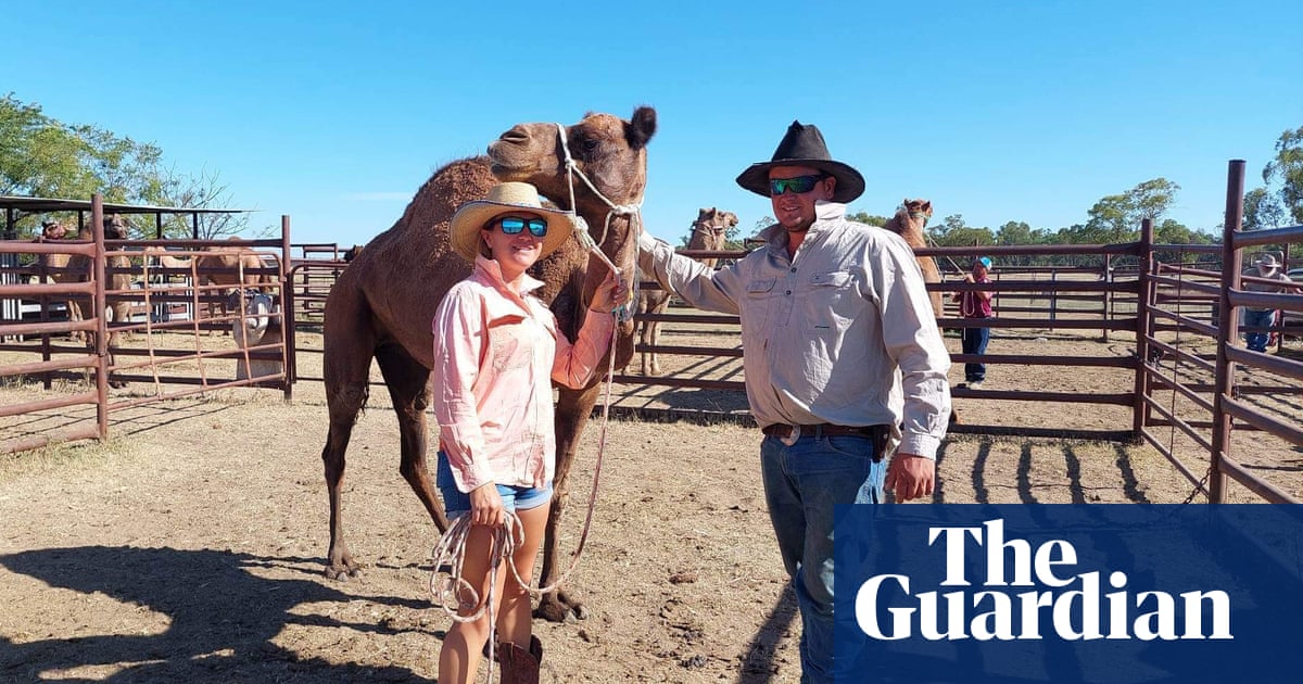 Why one couple, two kids and 10 camels are trekking almost 6,000km through the Australian outback