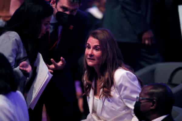 Melinda Gates, co-chair of the Bill &amp; Melinda Gates Foundation at the Generation Equality Forum in Paris