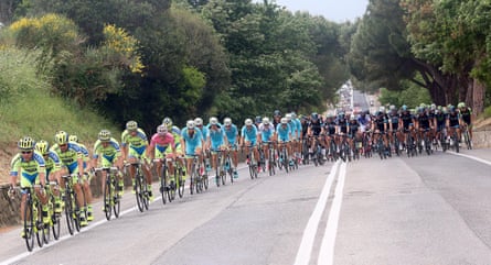 The Giro d’Italia passing through Tuscany in 2015