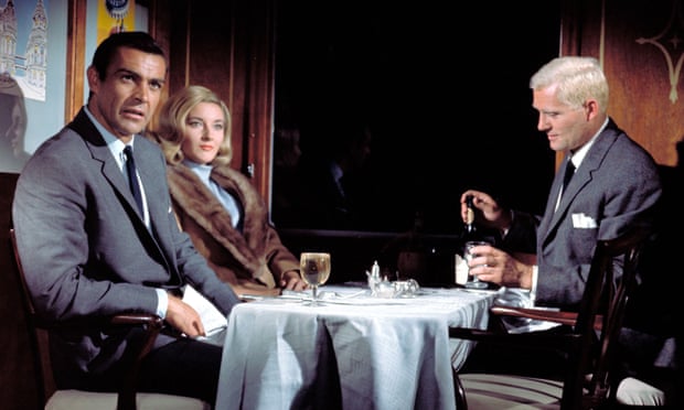 Thrilling … Sean Connery, Daniela Bianchi and Robert Shaw in 1963’s film adaptation of From Russia With Love.