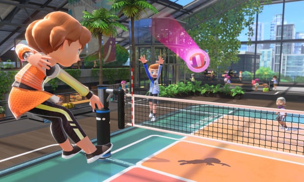 Nintendo Switch Sports: volleyball.
