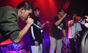 Rap Against Dictatorship perform
