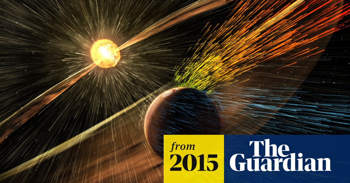 Photo: Theguardian Mars Atmosphere Stripped by Solar Wind Waves, New Study Finds