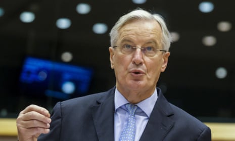 Barnier told MEPs: ‘Despite the difficulties we’ve faced, an agreement is within reach if both sides are willing to work constructively.’