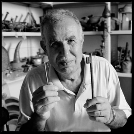 Mahmoud Dakwar, photographed in Tyre, Lebanon. 2004. Village of origin: Qaddita, Safad.