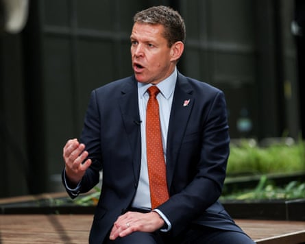 The Welsh first minister, Rhun ap Iorwerth, speaks to the media in Glasgow on Friday