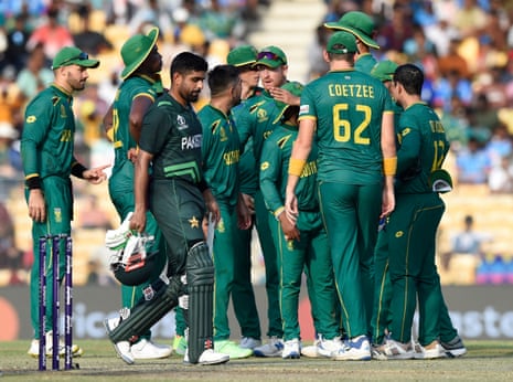 Azam walks after losing his wicket.