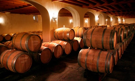 A wine cellar in France