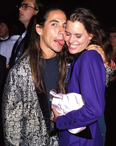 Anthony Kiedis and Ione Skye