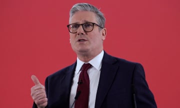 Keir Starmer will be pictured with his sleeves rolled up and text about ‘my’ first steps for change.
