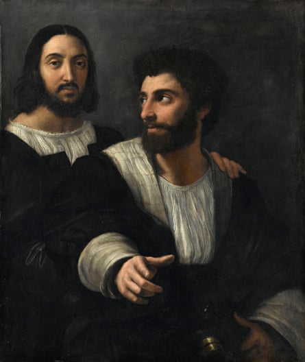 Raphael Self Portrait with Giulio Romano, 1519–20.