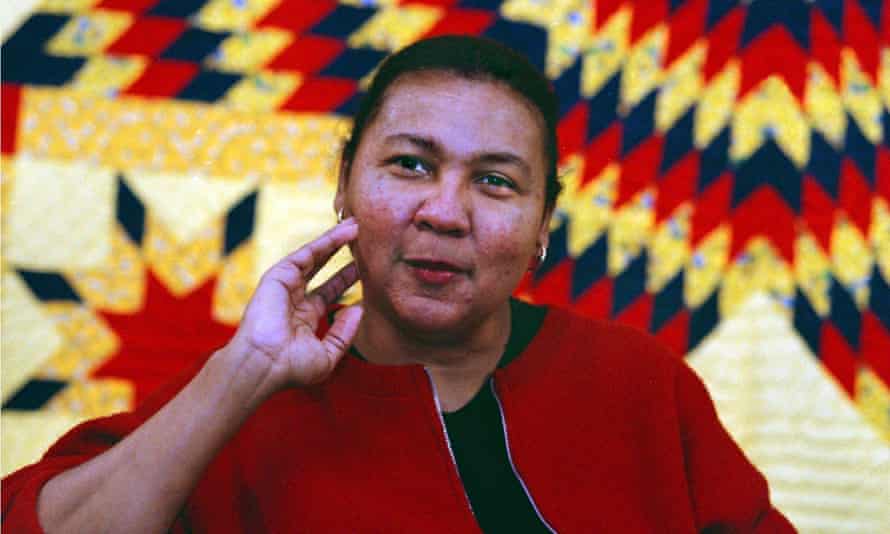 bell hooks during an interview for his book Remembered Rapture: The Writer at Work in 1999.